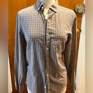 Original Penguin Multicolor Plaid Button-Down Long Sleeve Shirt Size S EUC